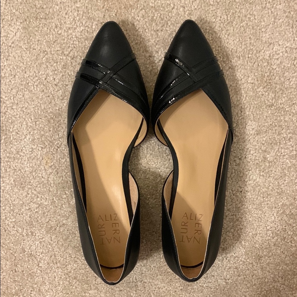 Naturalizer Black Flats